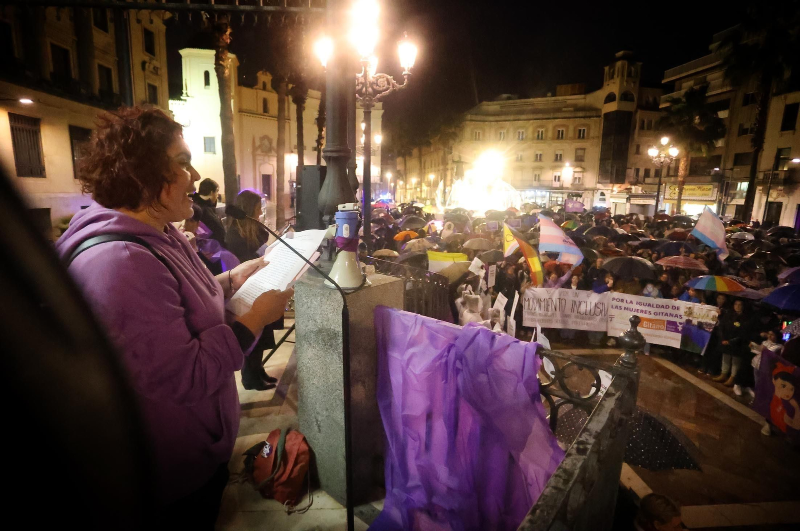 Imágenes de la manifestación del 8M en Huelva
