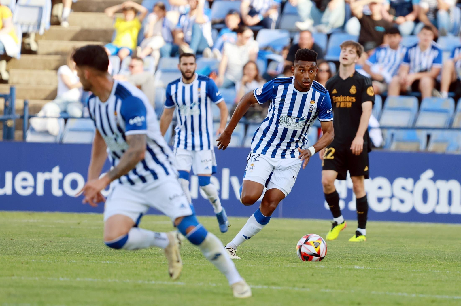 Josiel Núñez durante el último partido en casa.