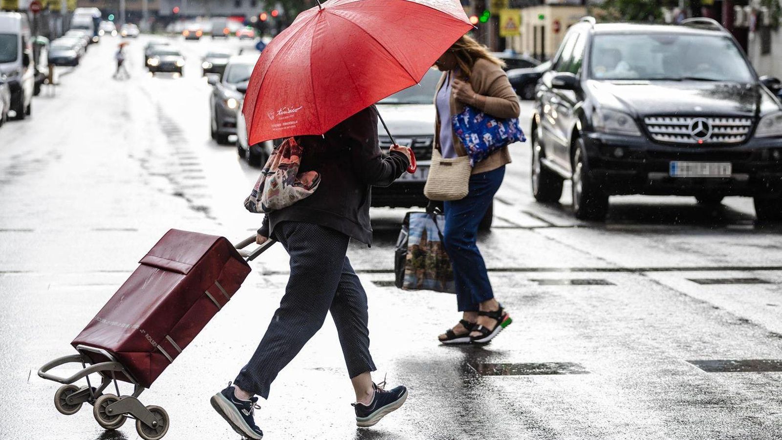 Lluvia otoñal, en imagen de archivo.