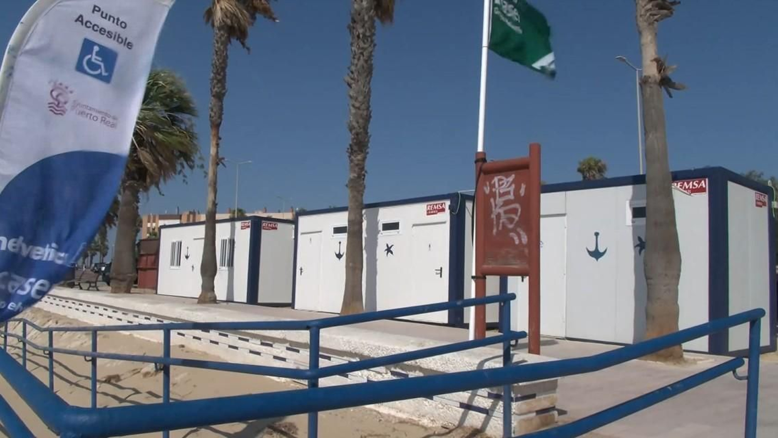 Modulos de salvamento de la Playa de La Cachucha