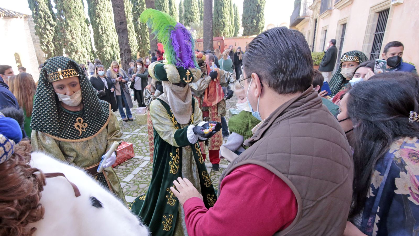 Coronación de los Reyes Magos de Jerez en el Alcázar