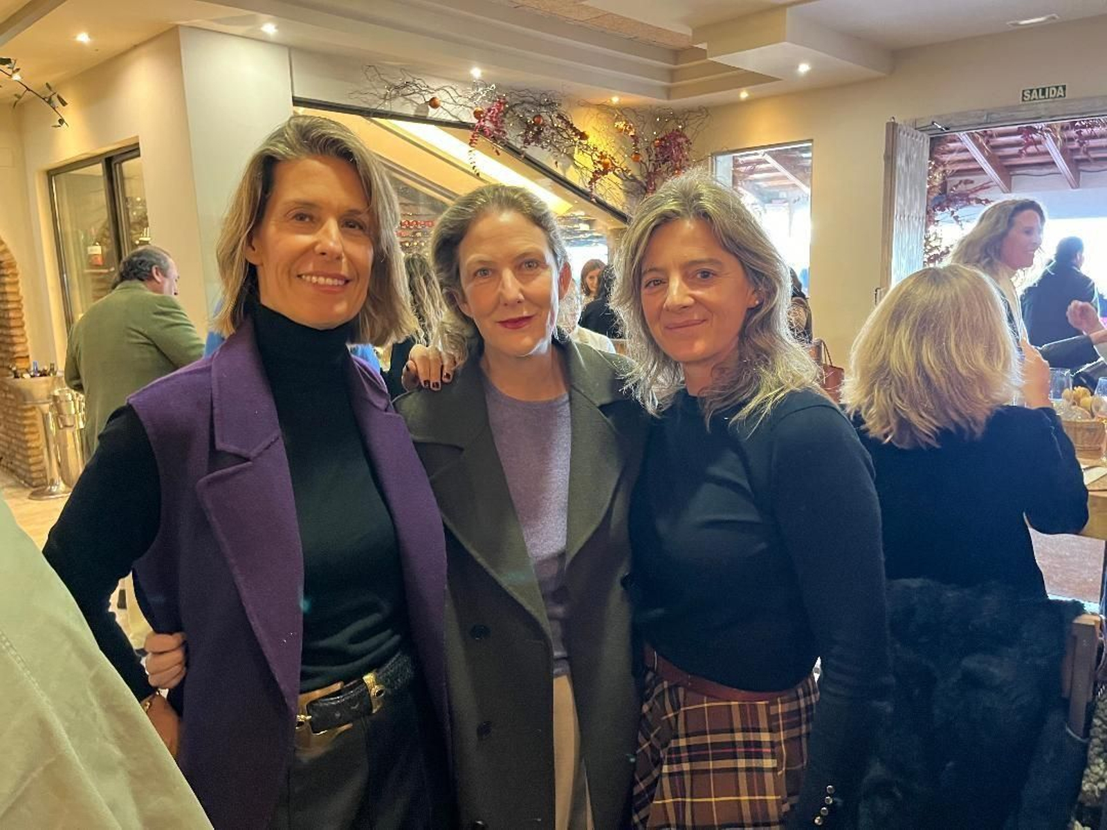 María Ansorena, Sol Bohórquez y Carla Díez Caballero coincidieron en el festejo.