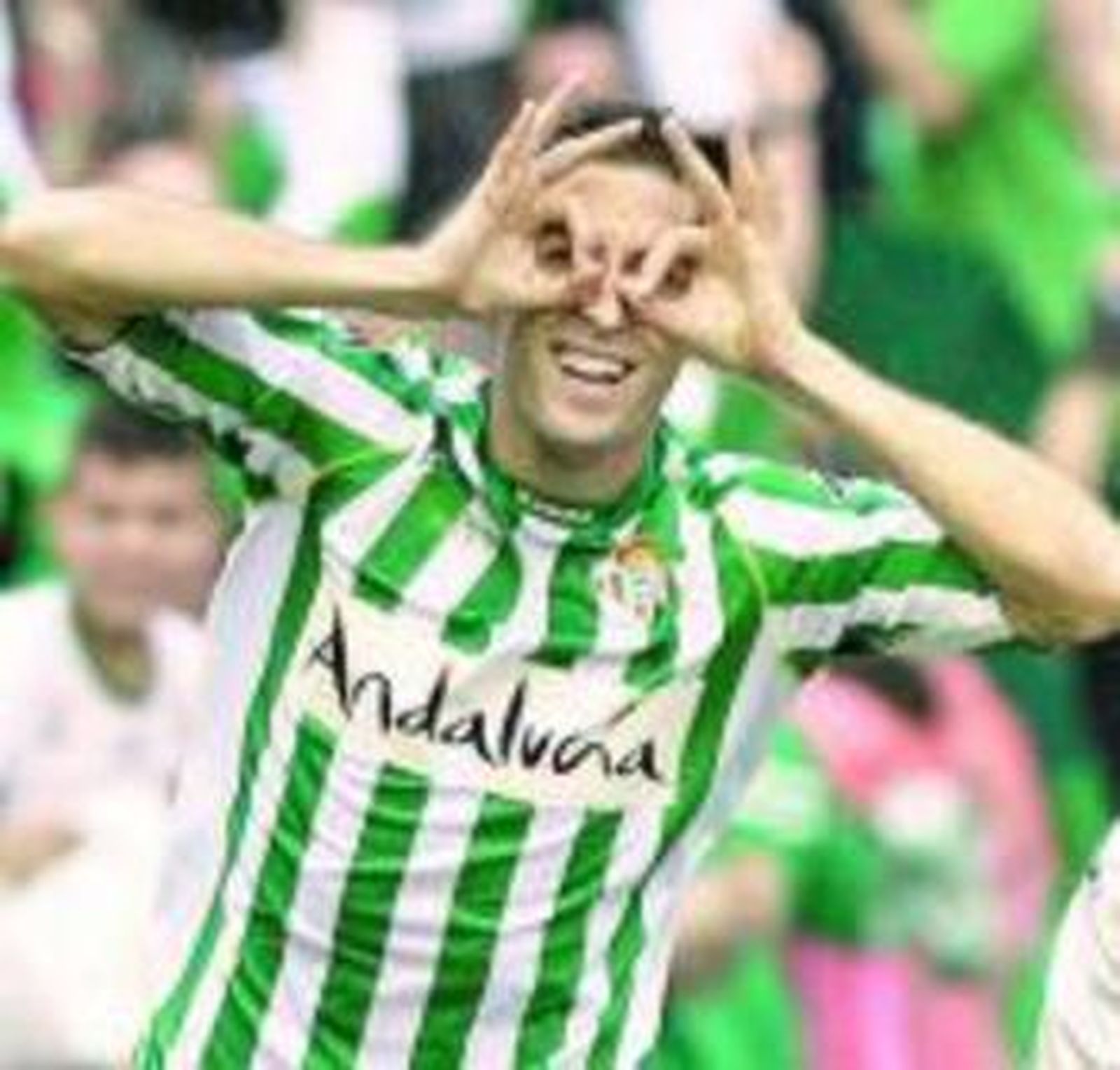 Damiá celebra el 1-0.