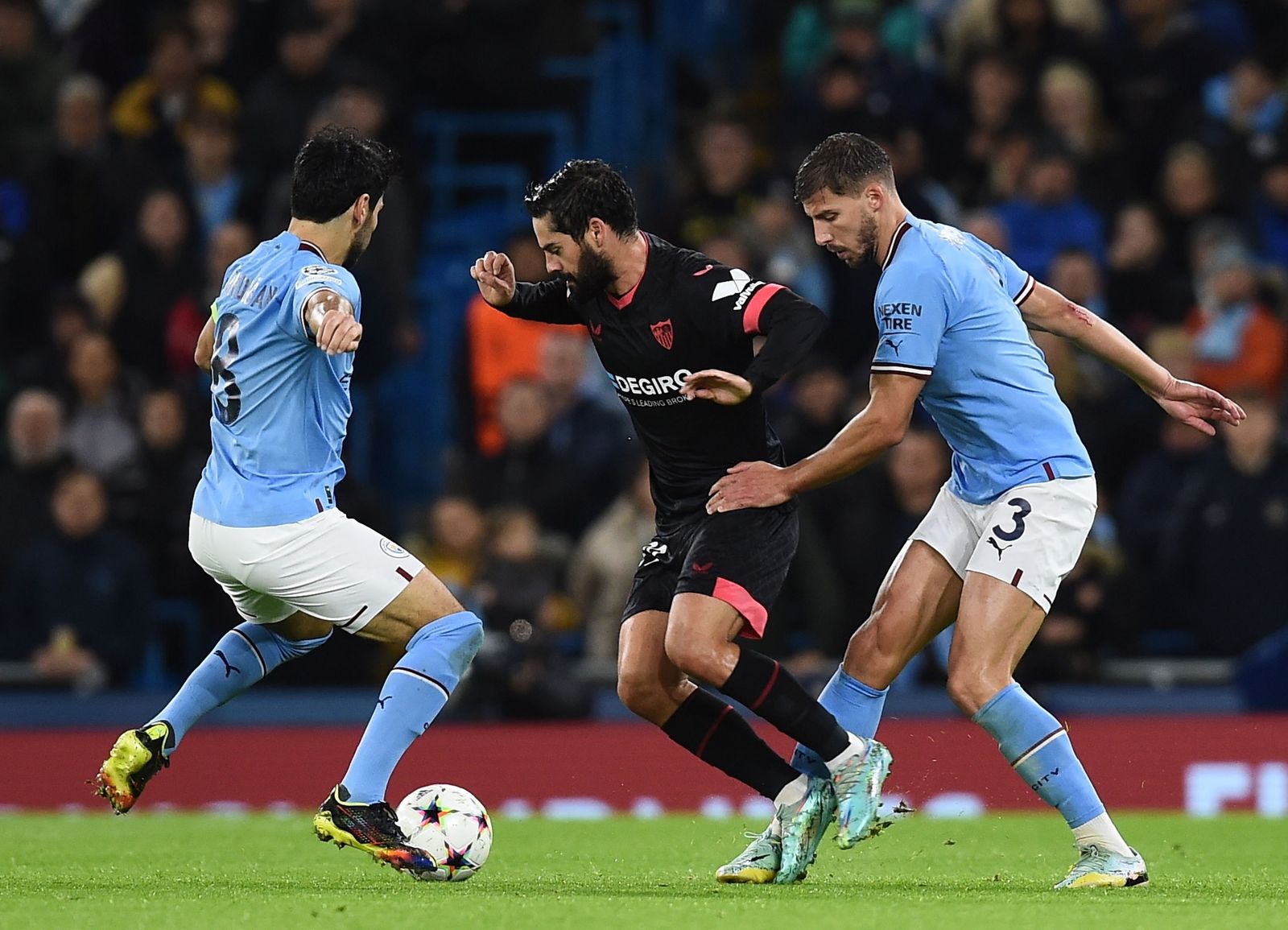 Las fotos del Manchester City-Sevilla de Champions