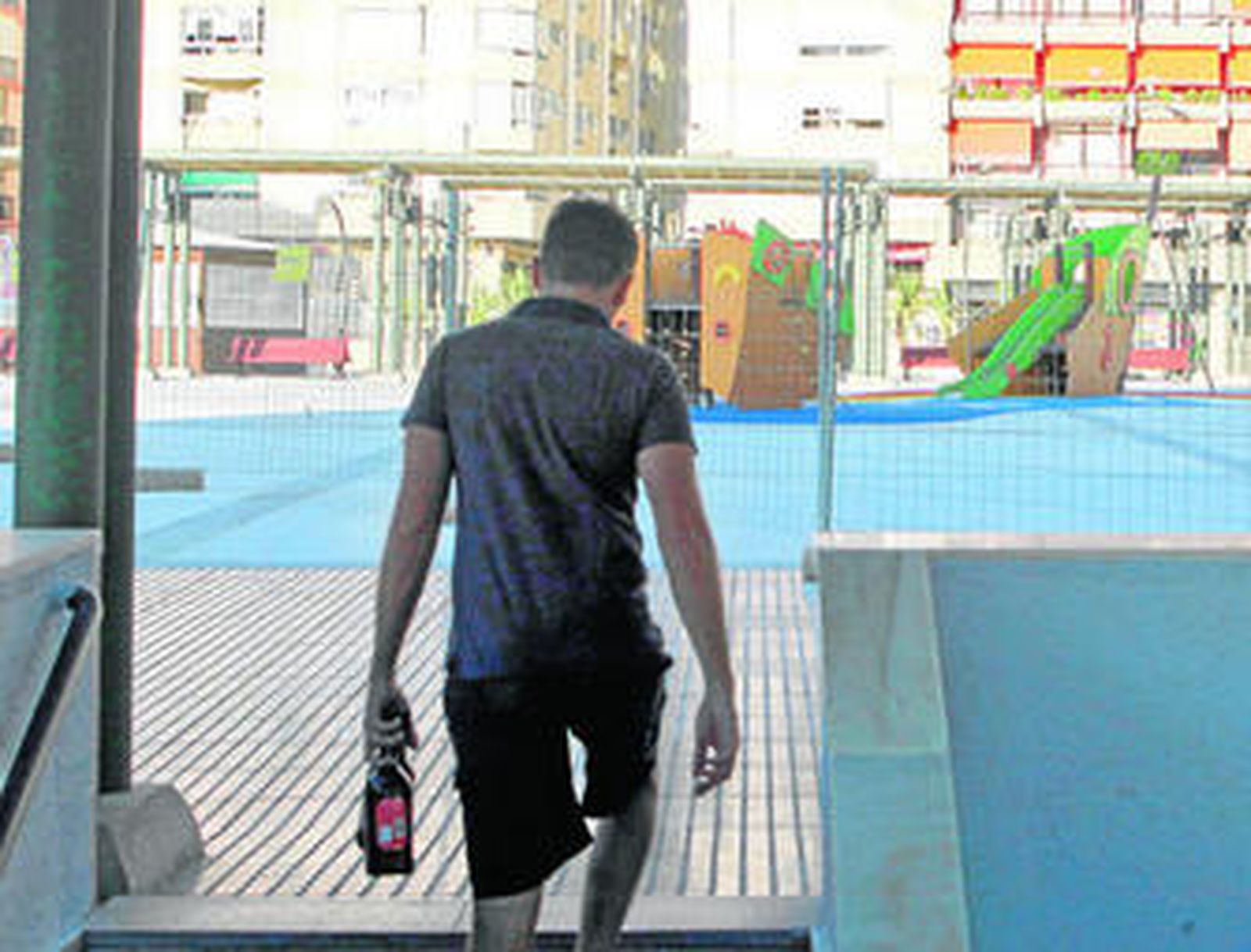 Las obras en la superficie de la plaza ya se encuentran terminadas.