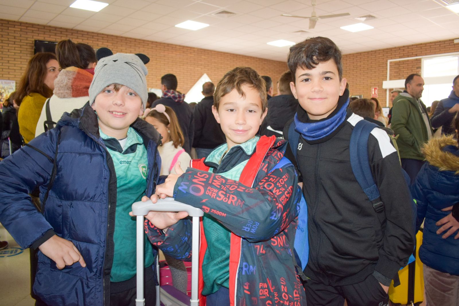 Los jóvenes en el Campus.