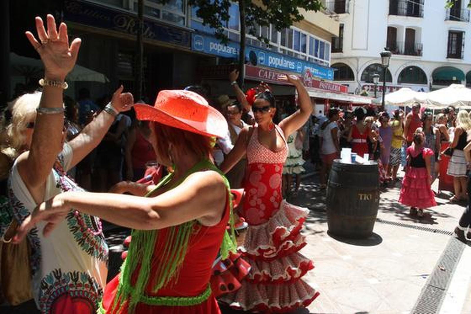 Arte y salero no faltaron en las calles.

Foto: Paco Guerrero