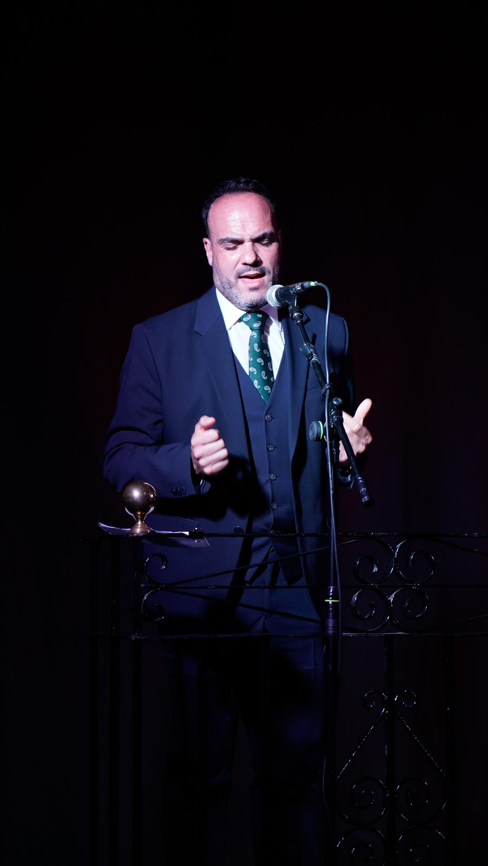 Fotos de la Semblanza a la Saeta con Juan Andrés Azorit, Perico el Piñero y José Canela en el Centro Paco de Lucía