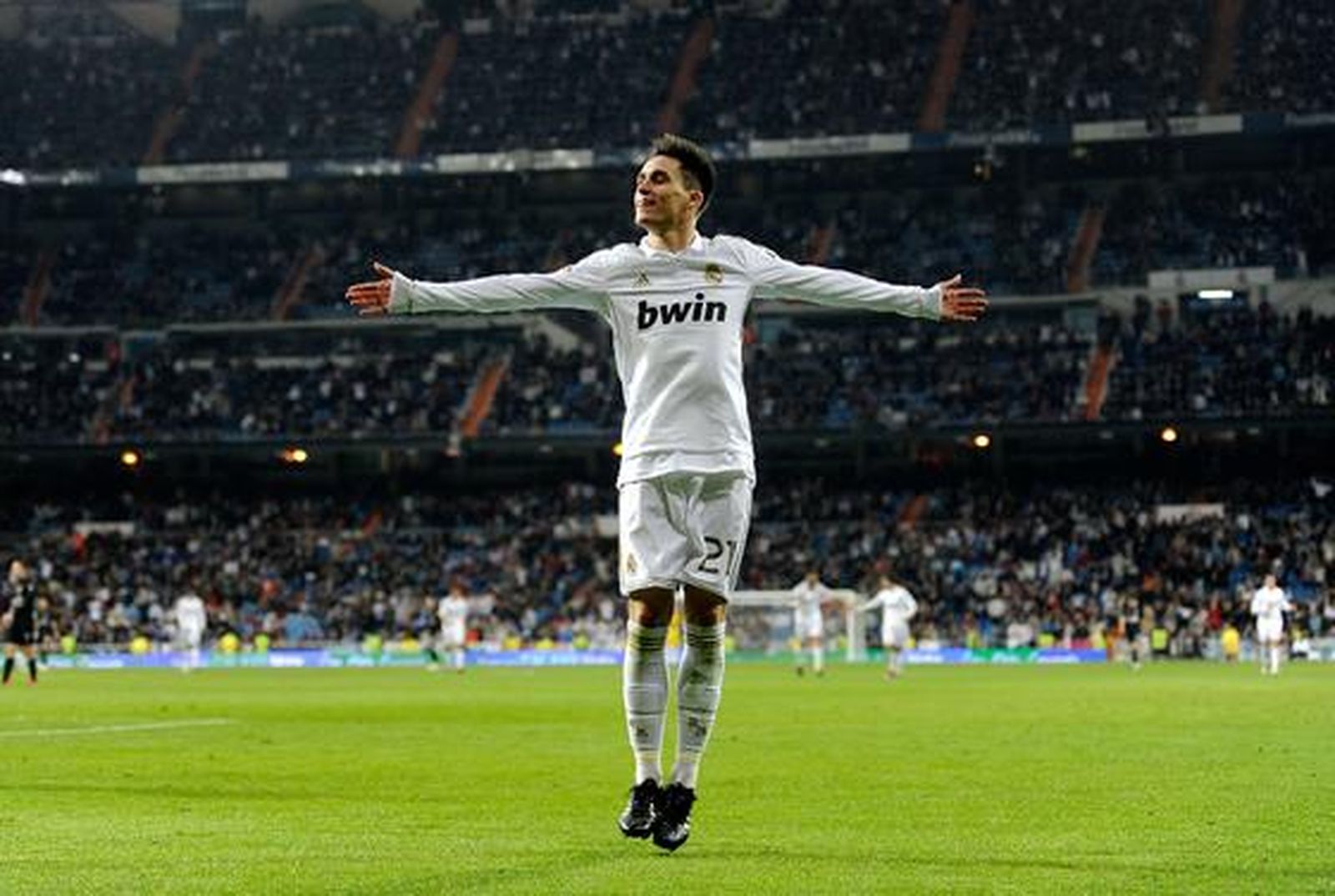 El Real Madrid solventa el trámite de la vuelta de la Copa del Rey ante la Ponferradina (5-1). / AFP