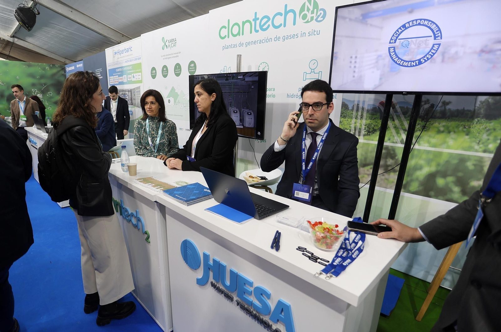 Imágenes del I Congreso Nacional de Hidrógeno Verde H2V celebrado en Huelva