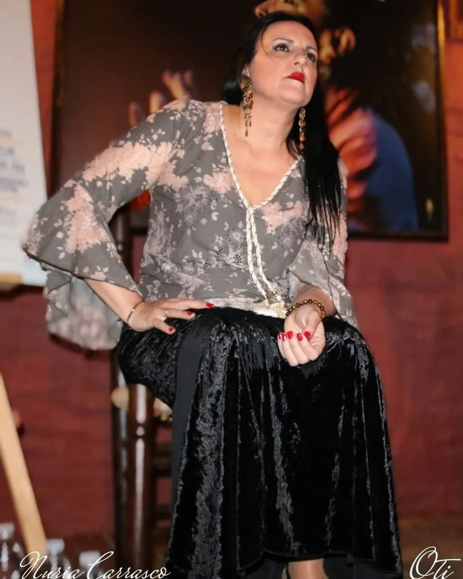 La cantaora Nuria Carrasco.