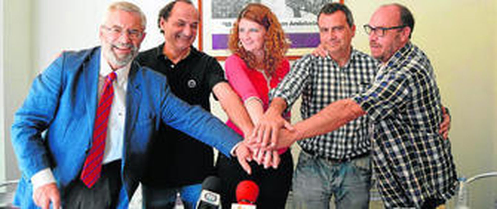 Los secretarios generales de Podemos en cinco de los seis municipios en los que se concurrirá en las municipales del 24-M.