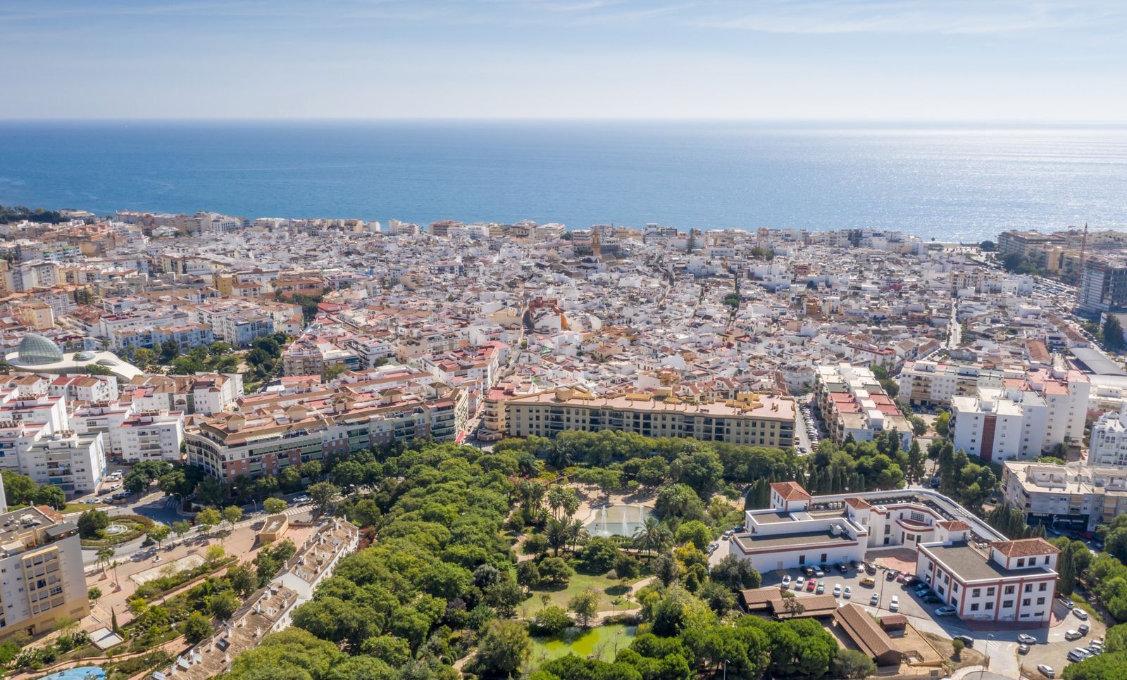 Vista aérea del municipio de Estepona.