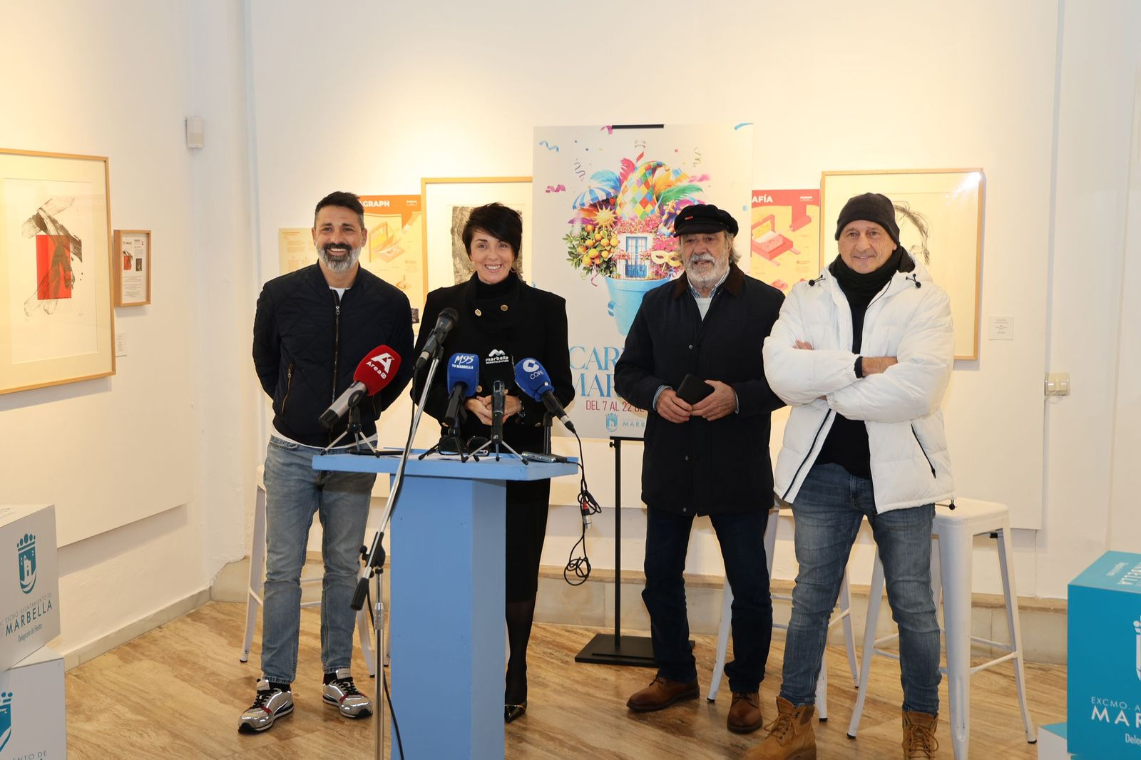 La presentación del programa de Carnaval.