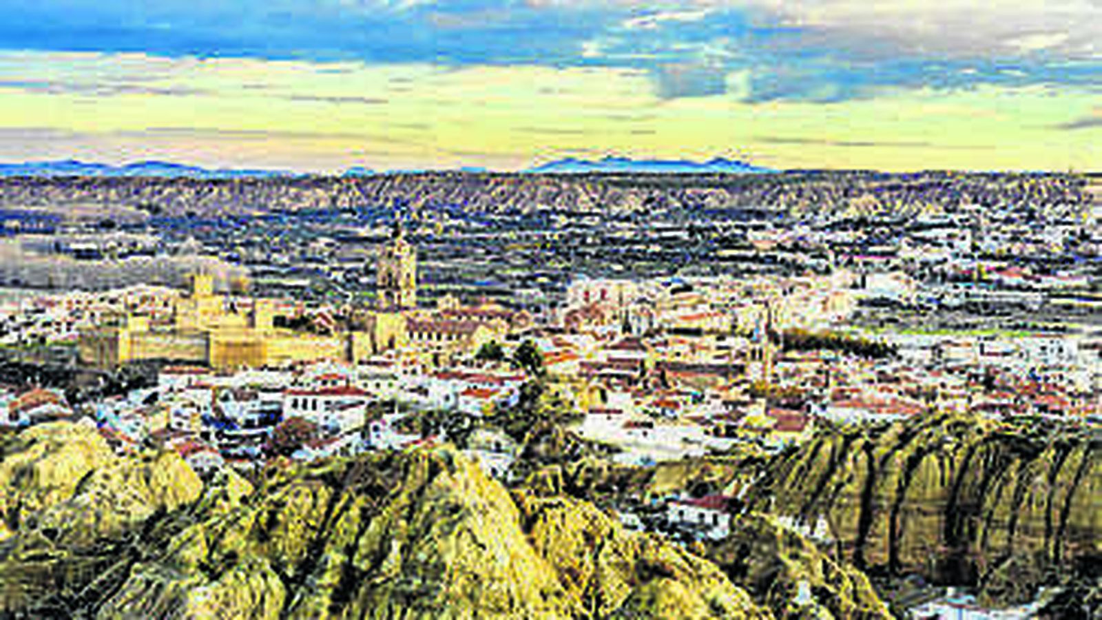 Mirador de la Magdalena de Guadix.