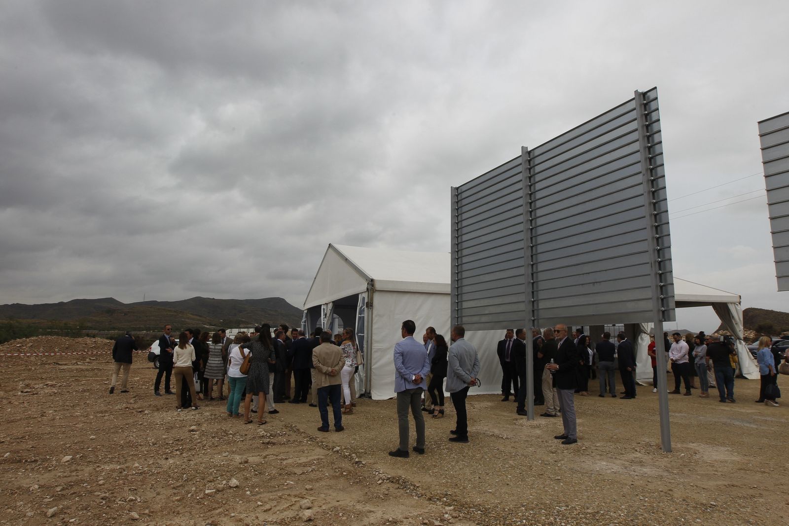 Fotogalería colocación primera piedra cuarto tramo Autovía del Almanzora