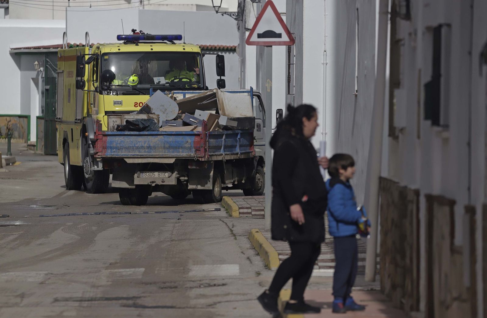 San Martín del Tesorillo después de la borrasca Marta, en imágenes