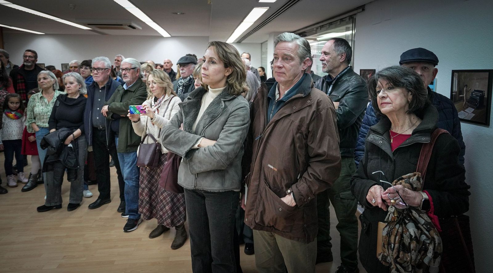 Imágenes de la inauguración de la exposición de Manuel del Valle en la sala ArteaDiario
