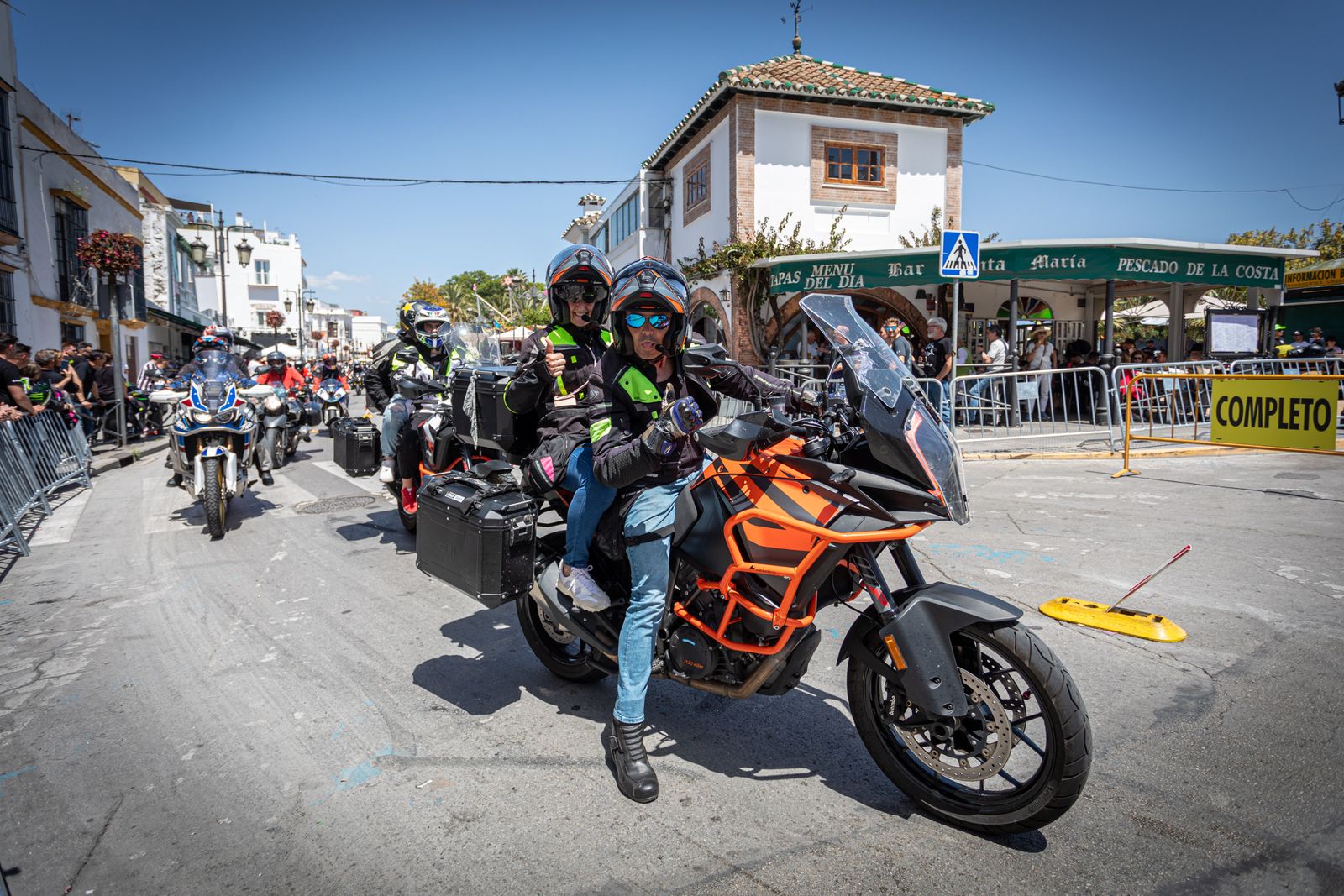 Imágenes de la motorada en El Puerto