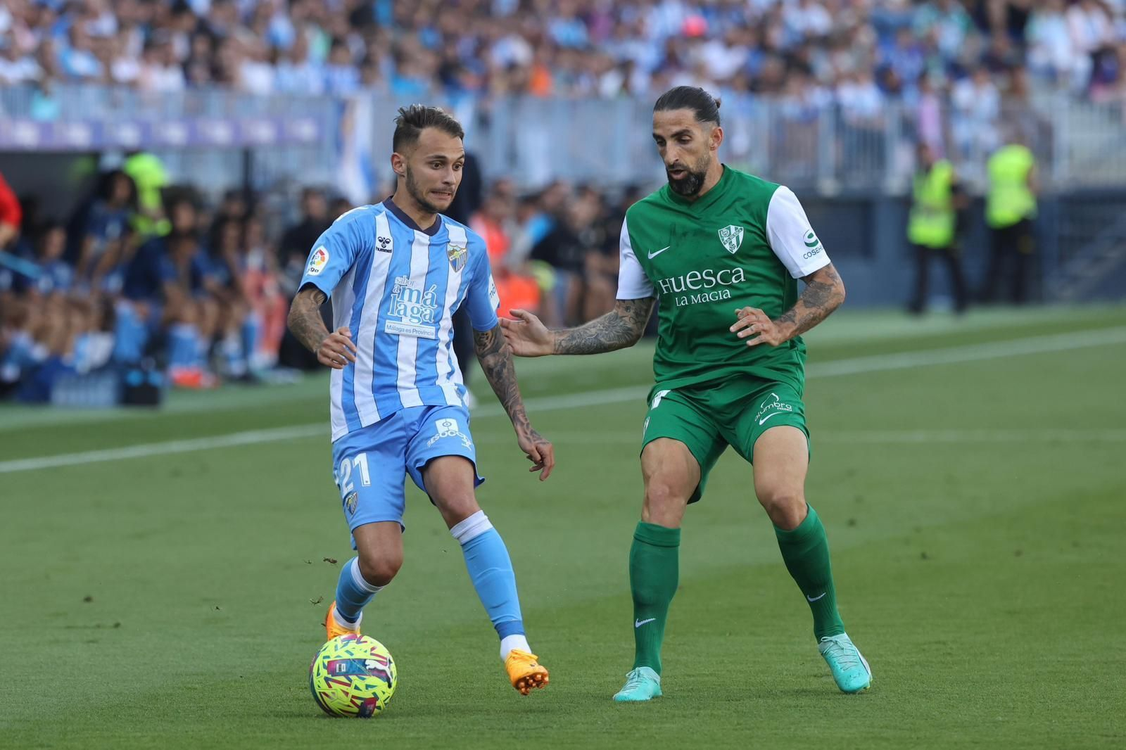 Las fotos del Málaga CF-Huesca