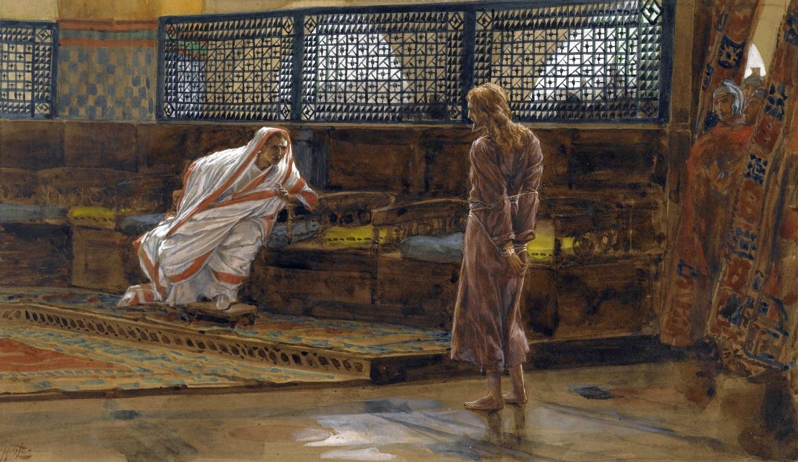 'Jesús ante Pilato', obra de James Tissot