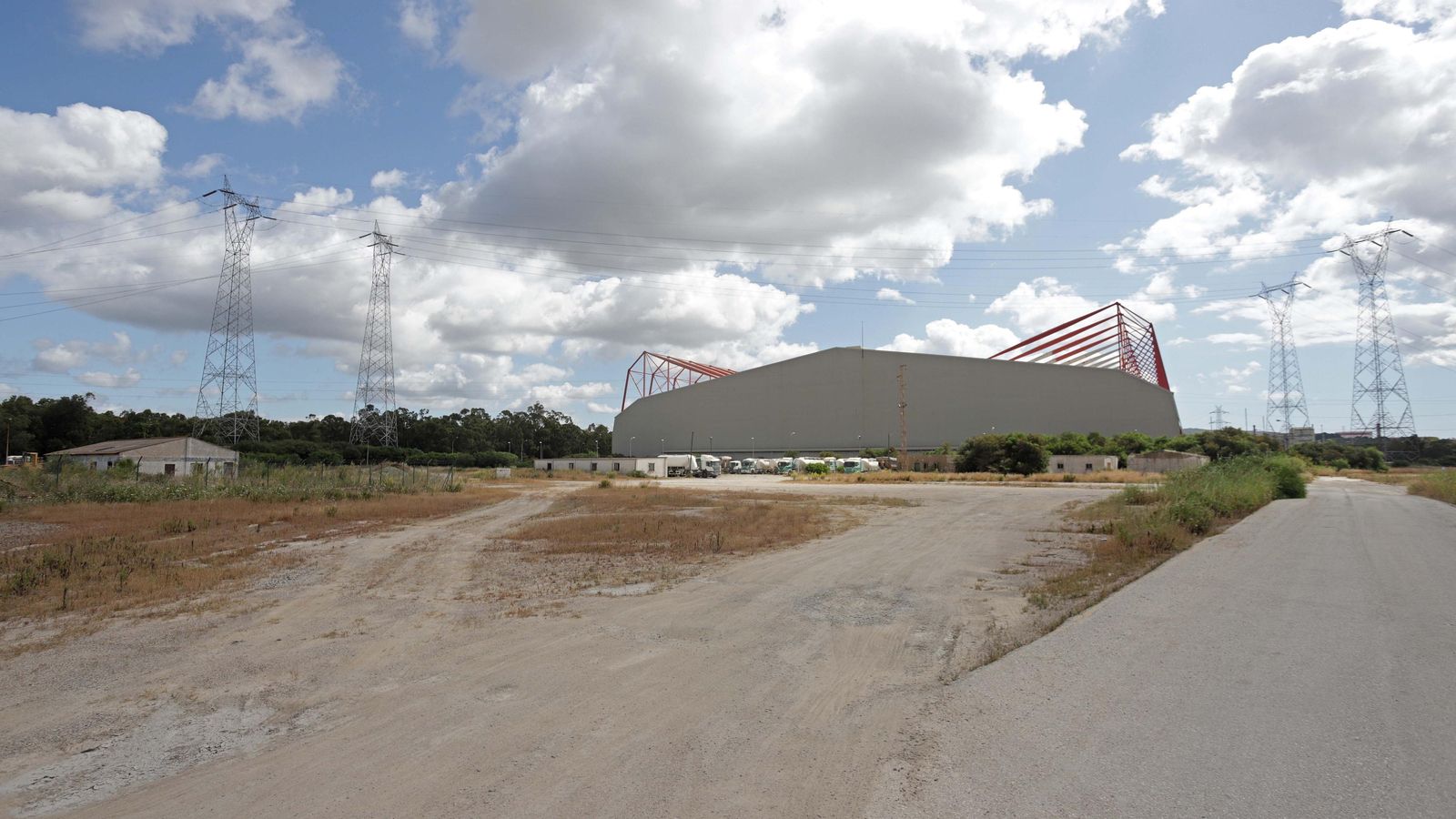Terrenos cercanos a la térmica de Los Barrios.