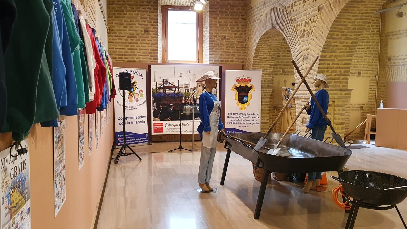 Exposición del evento 'Aquí hay miga'.