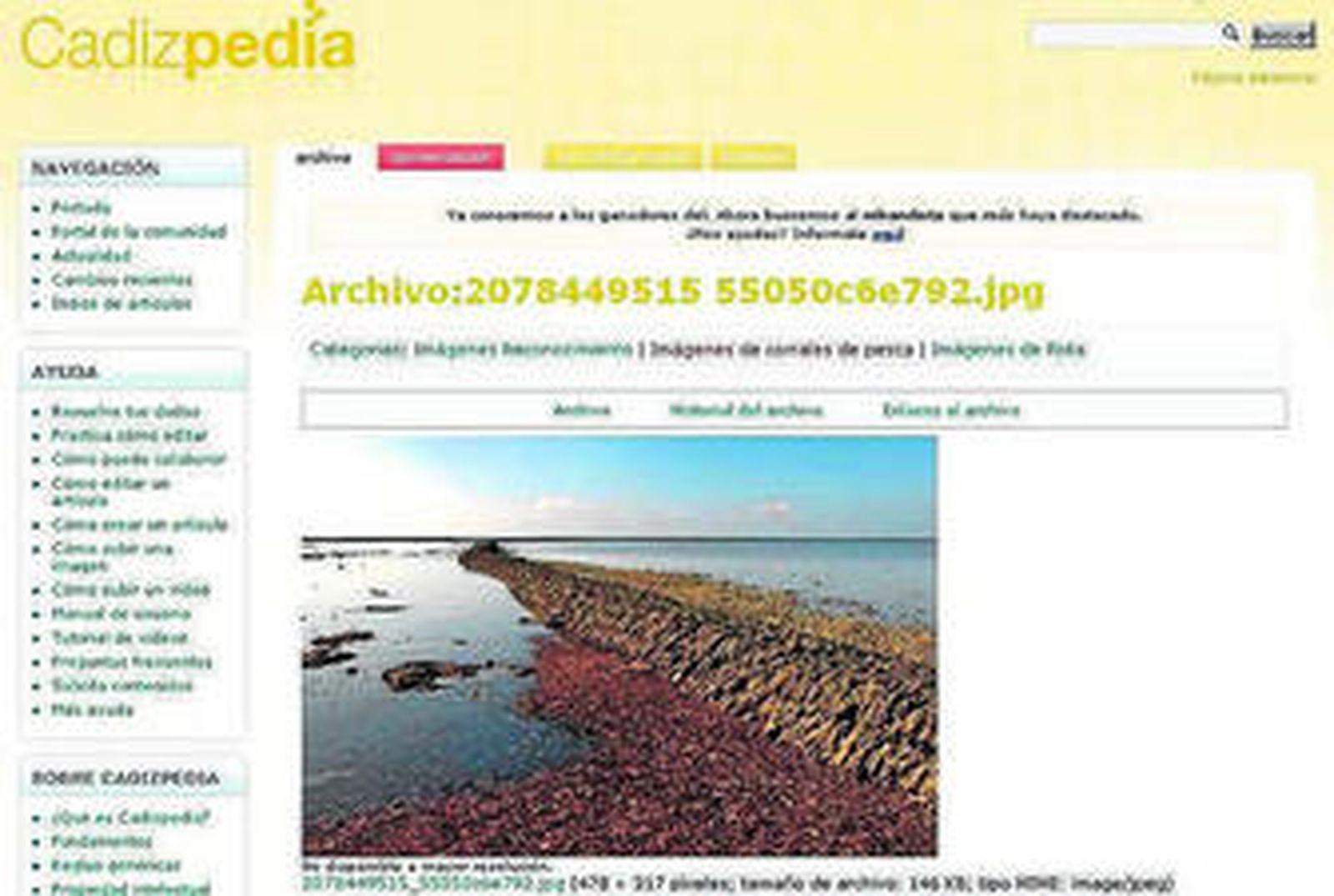 Imagen de la web Cadizpedia.