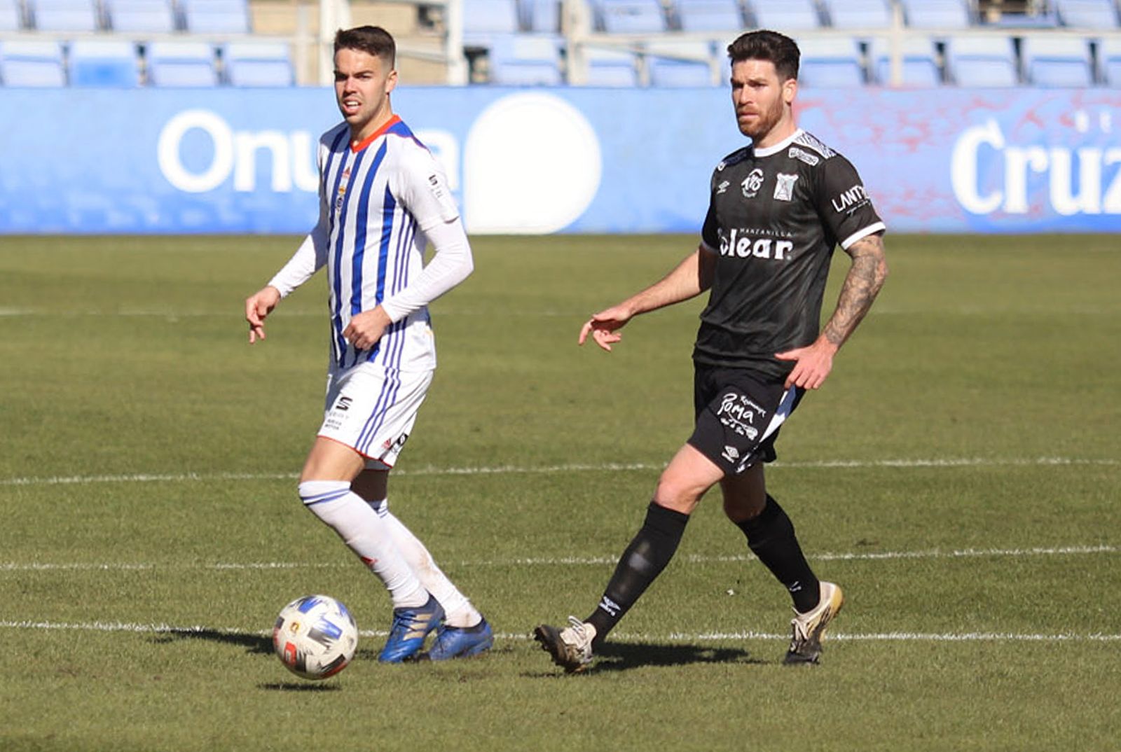 Dani Molina en su segunda etapa como jugador del Recre.