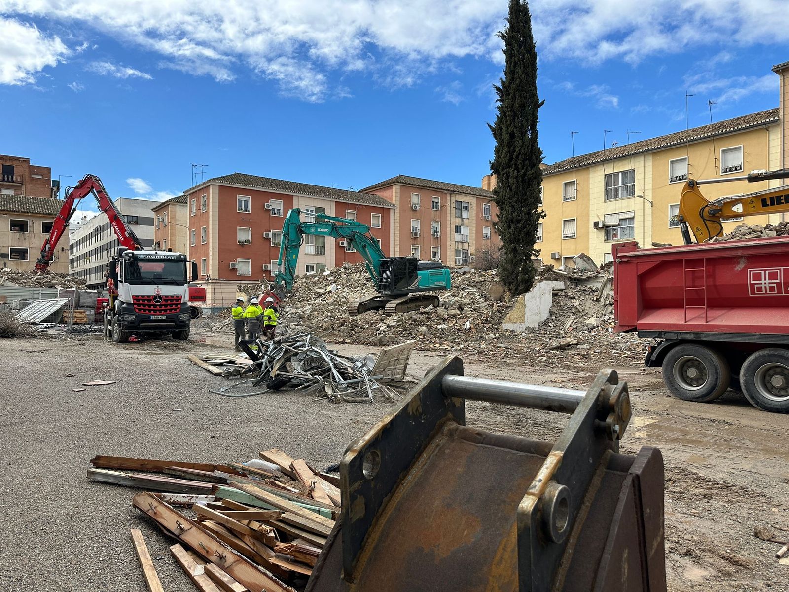Imagen de los trabajos que se llevan a cabo en Santa Adela