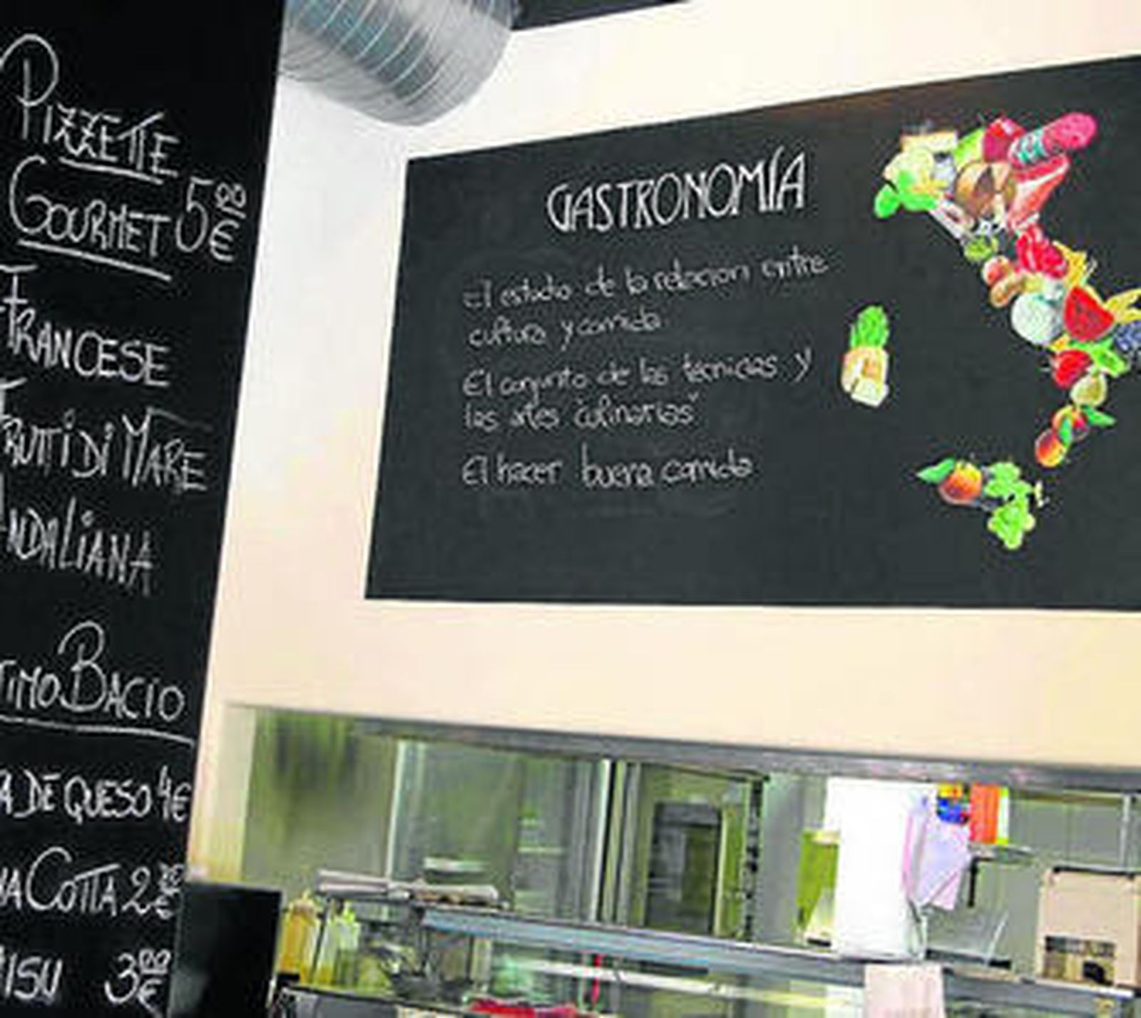 Un rincón del renovado Al Solito Posto de Cuesta del Rosario.