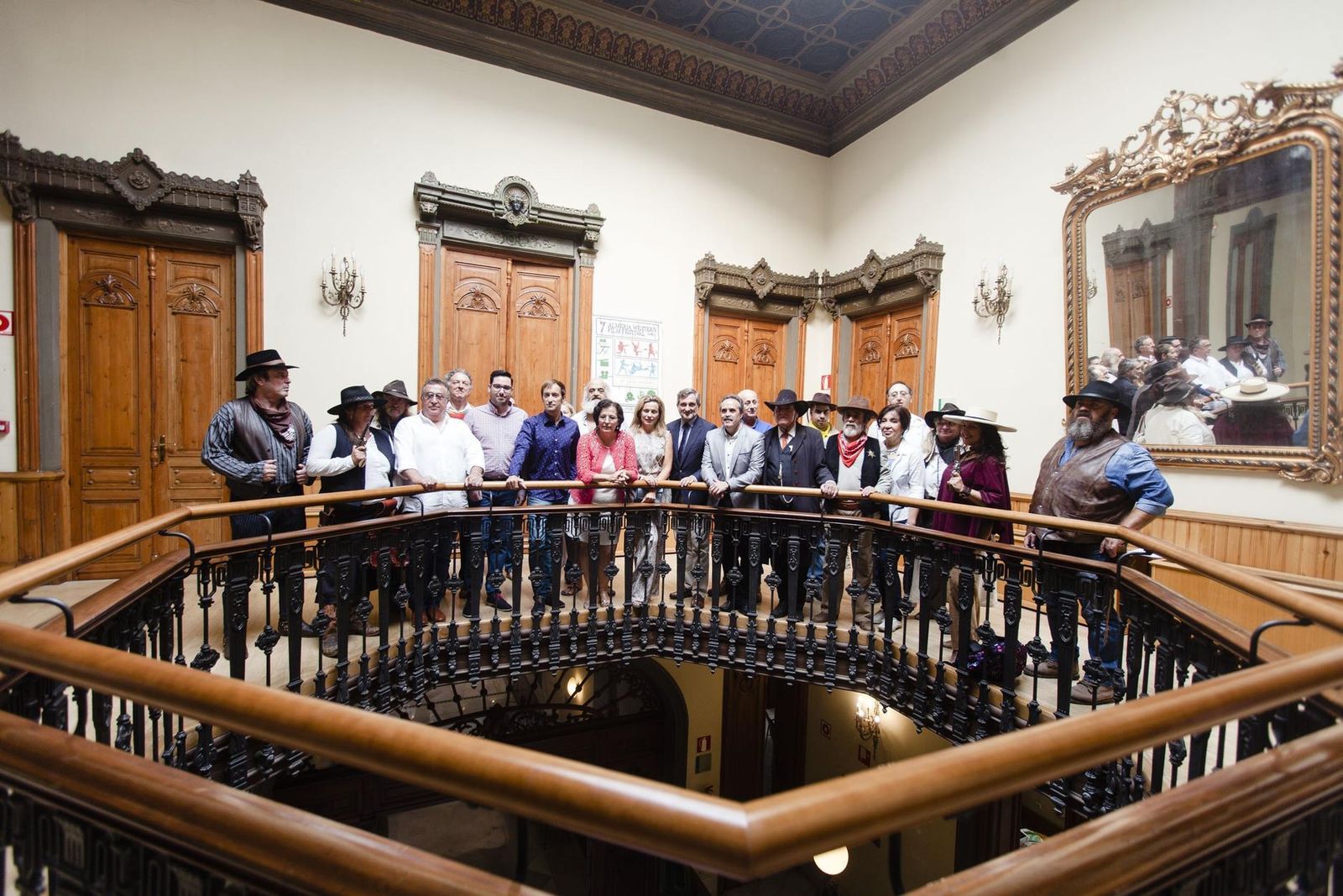 Alfredo Valdivia, Juan Francisco Viruega, Gracia Fernández, José Díaz y Ángel Escobar.