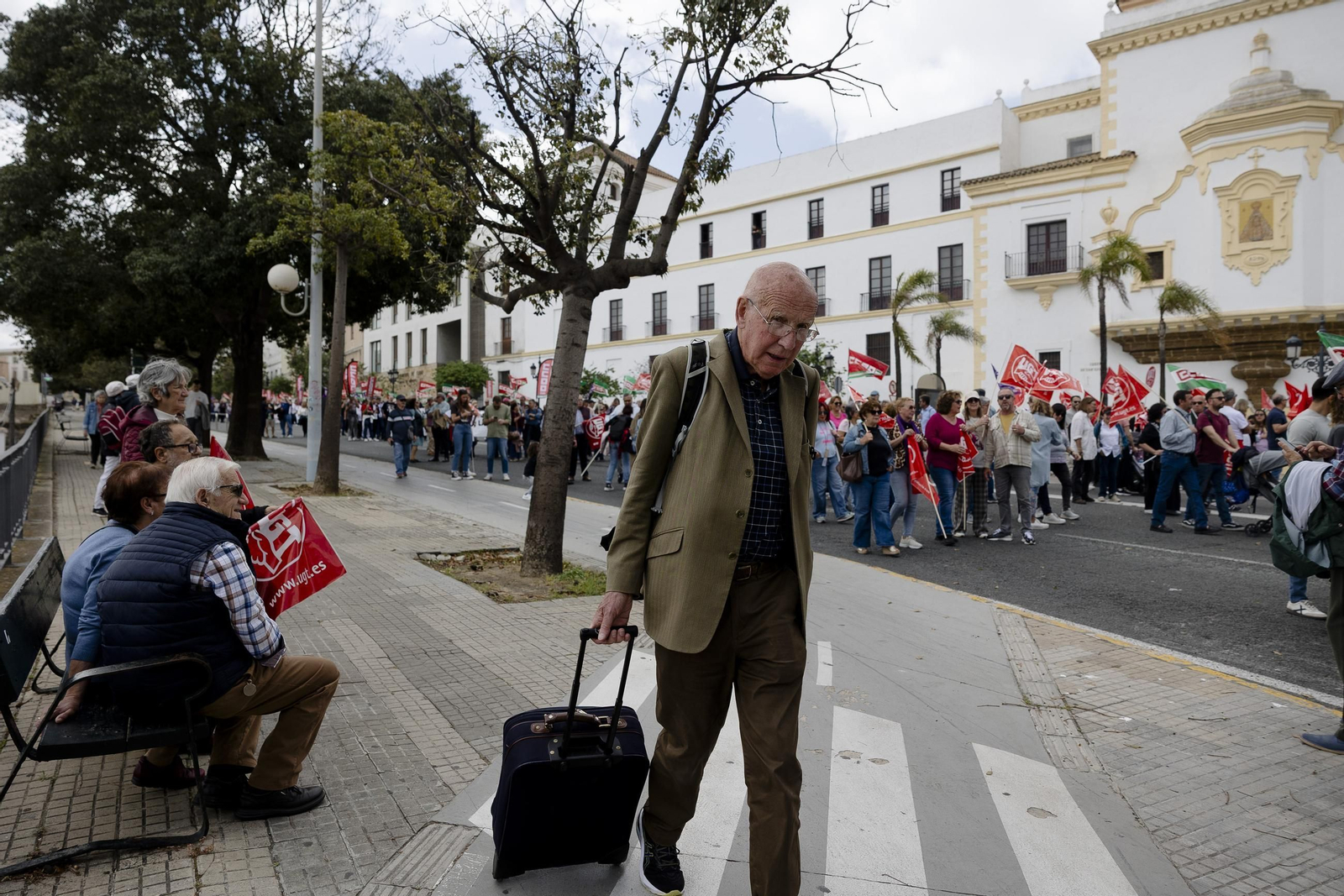 Imágenes de la manifestación del 1 de Mayo en Cádiz