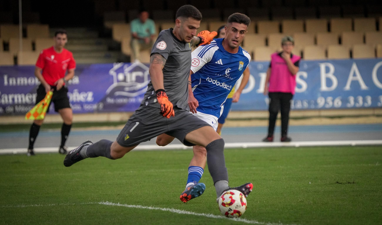 Imágenes del partido del Xerez CD - Cádiz Mirandilla