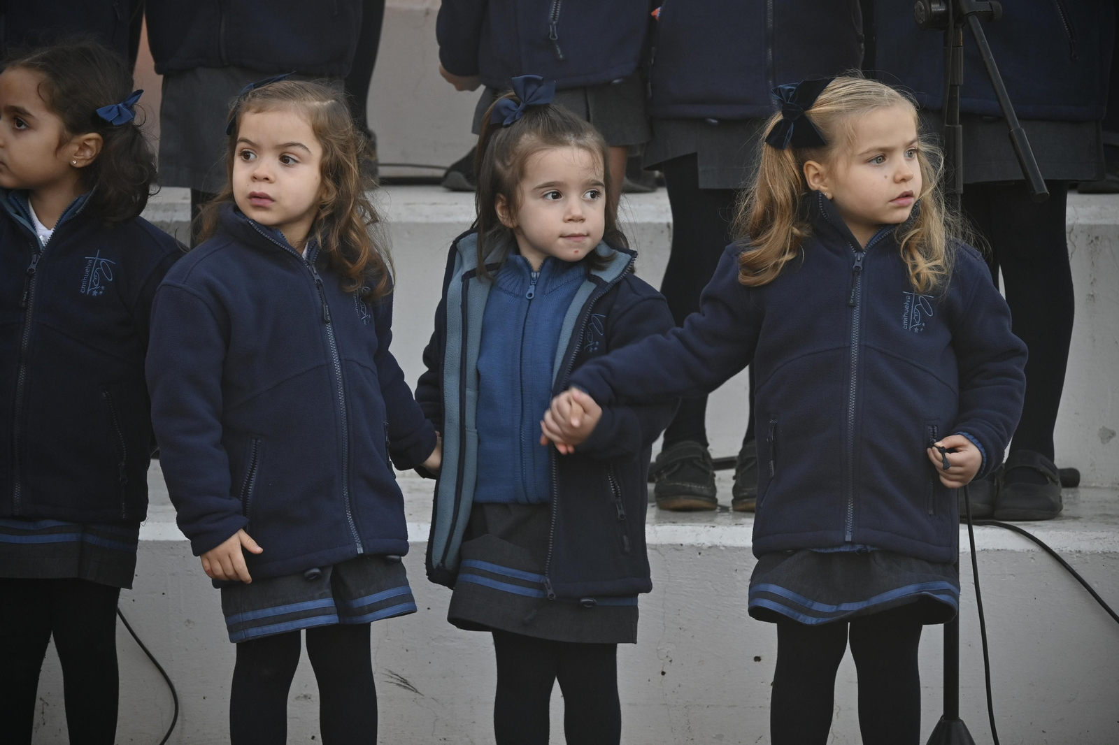 Alumbrado del Puerto de Huelva, en imágenes