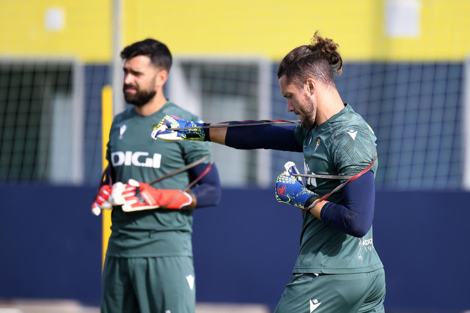David Gil y Ledesma en un entrenamiento.