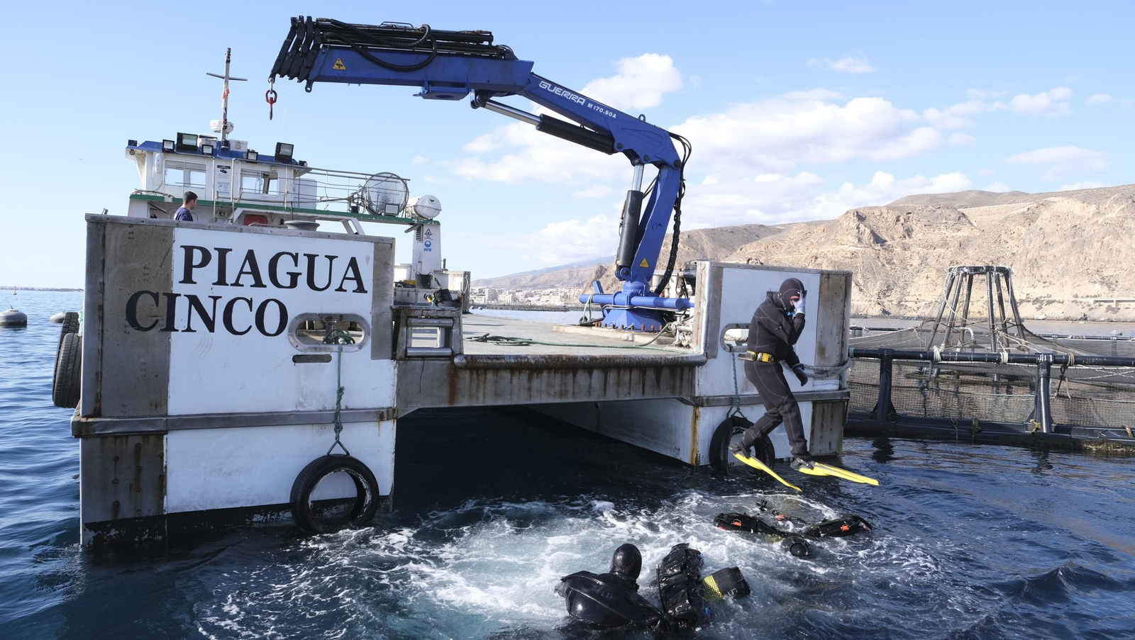 La piscifactoría de El Cañarete, en imágenes