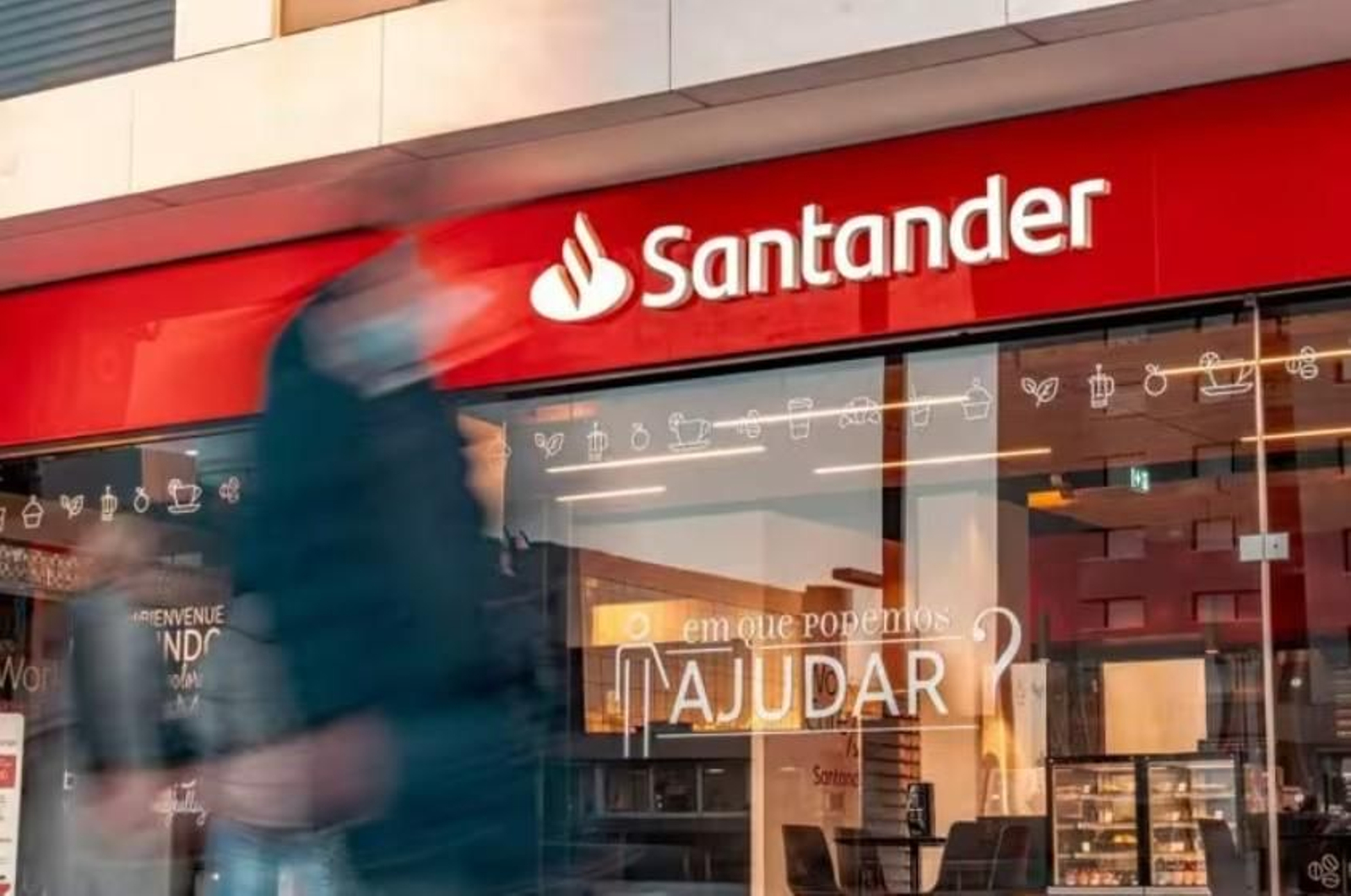 Imagen de archivo de una sucursal del Banco Santander.