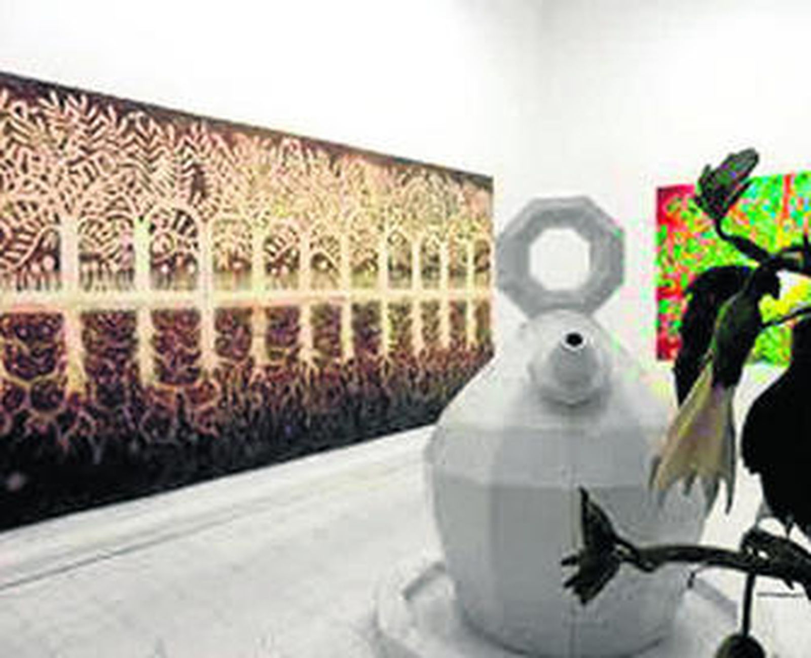 Una imagen de la exposición de Federico Guzmán.