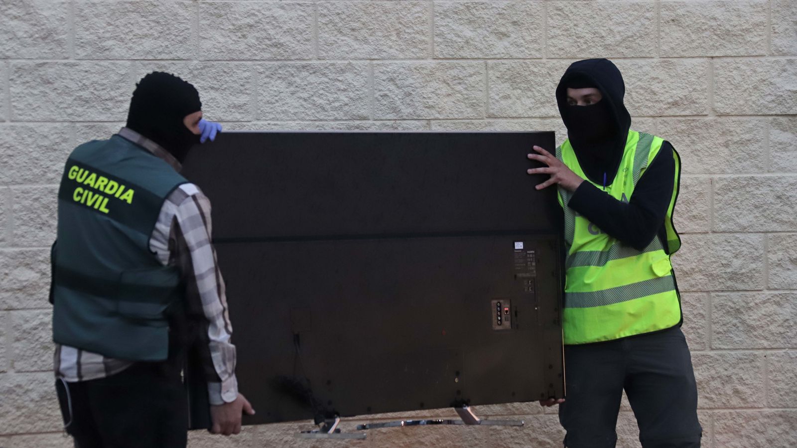 Imágenes de la operación antidroga en el Campo de Gibraltar