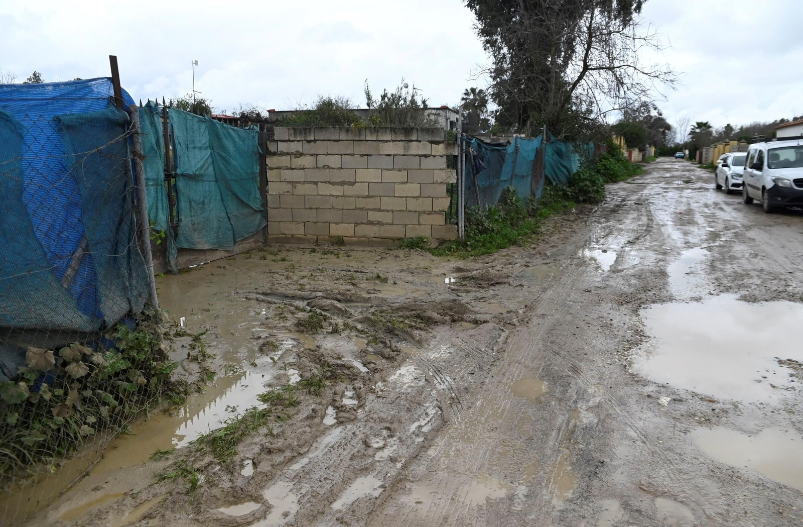 La parcelación de Guadalvalle tras el paso del temporal