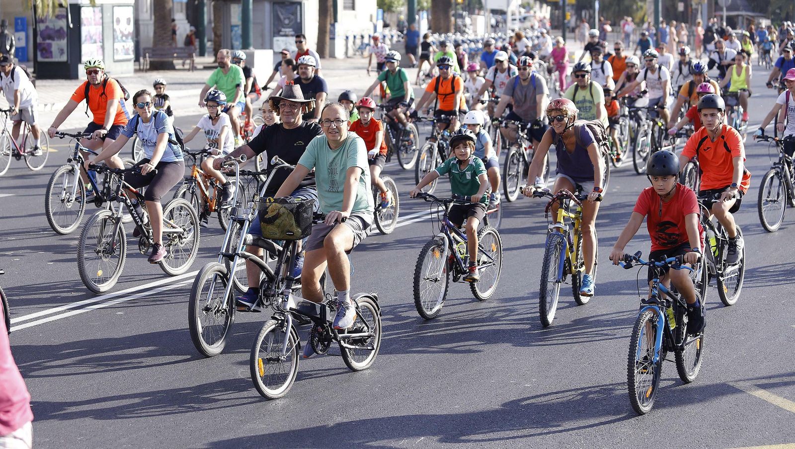 Fotos del Día de la Bicicleta en Málaga