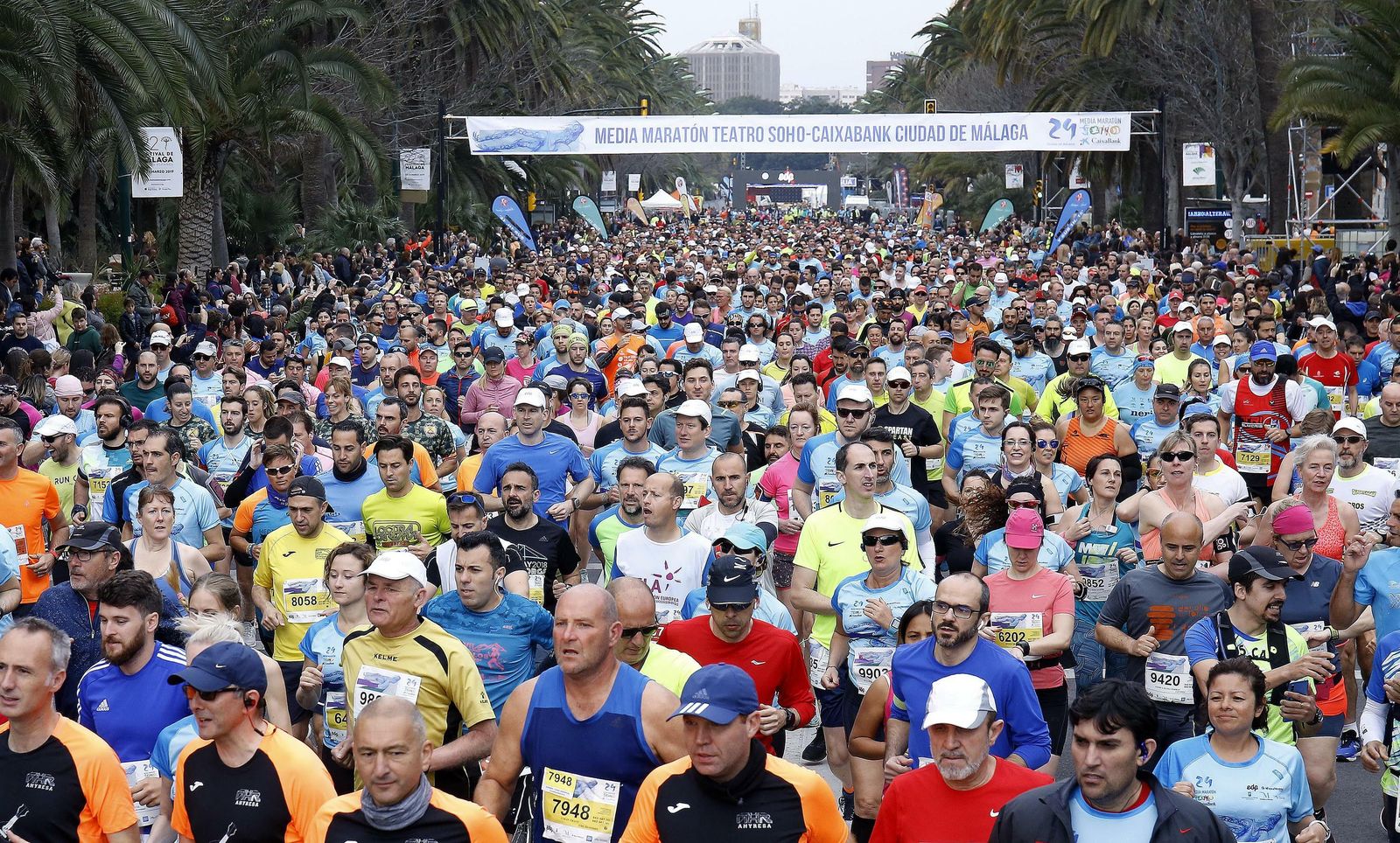 Las imágenes de la 29ª edición de la Media Maratón de Málaga