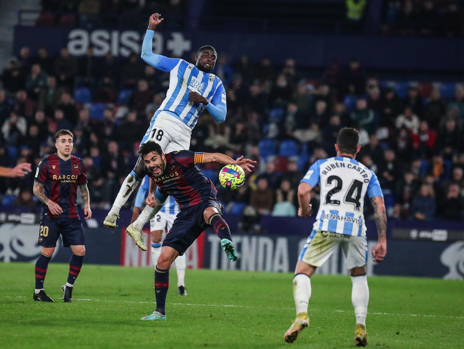 El Levante UD - Málaga CF, en fotos