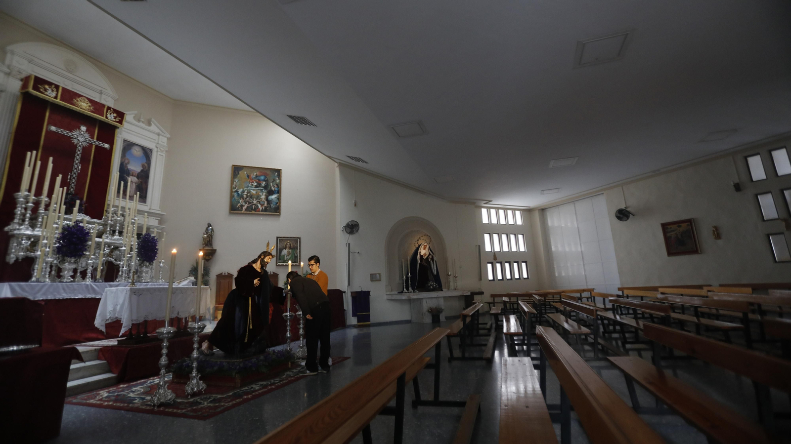 Besamano a la Oración en el Huerto en la Parroquia San José en La Línea