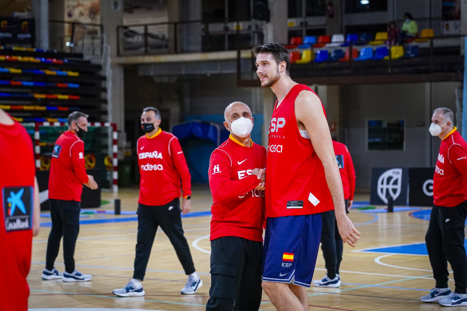 Fotos: Los jugadores del Unicaja ya entrenan con España