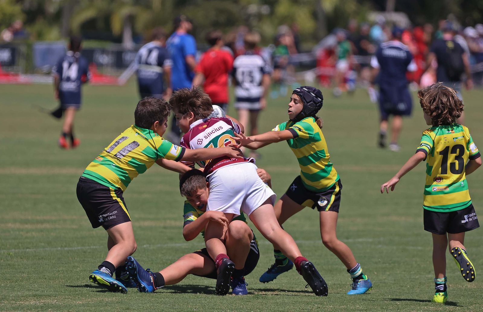 Las fotos de la primera jornada del Torneo Nacional M12 de rugby en San Roque