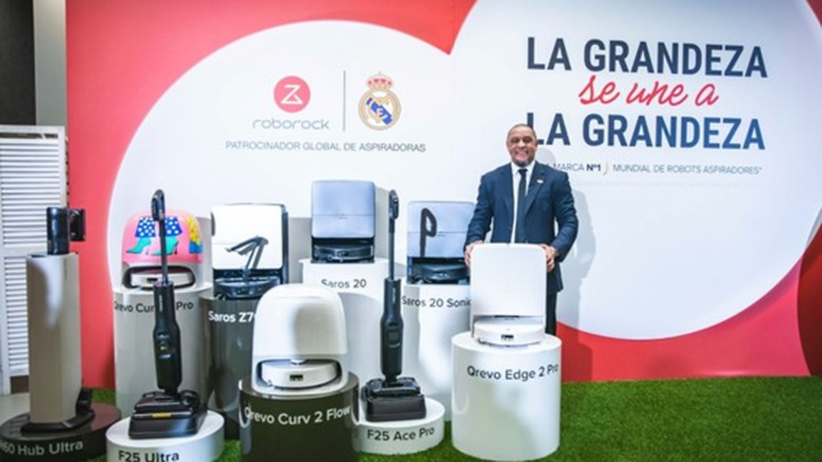 Roberto Carlos, en la presentación de Roborock en Madrid.
