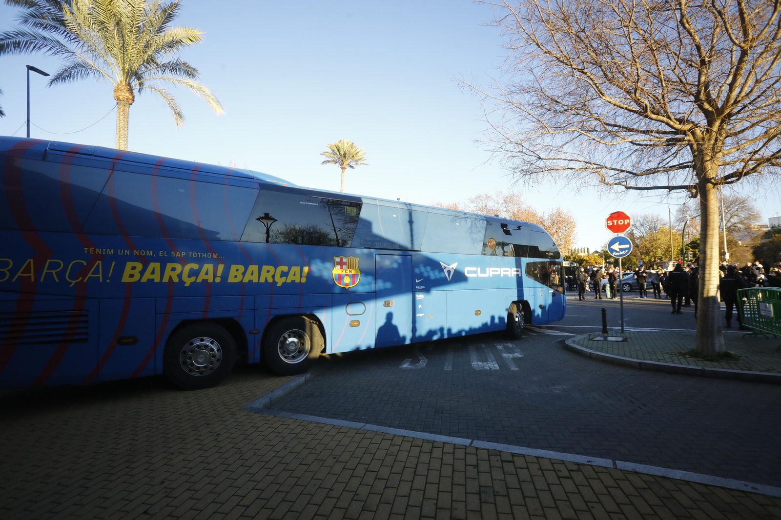 El Barça ya prepara la Supercopa en Córdoba, en imágenes