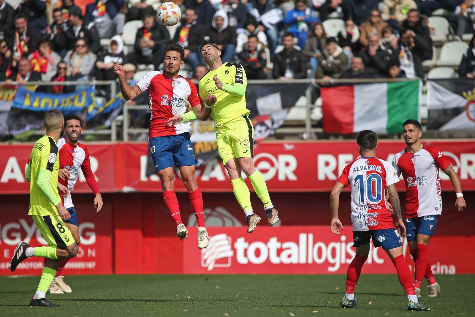 Borja Fernández, en el último Algeciras - Ceuta.